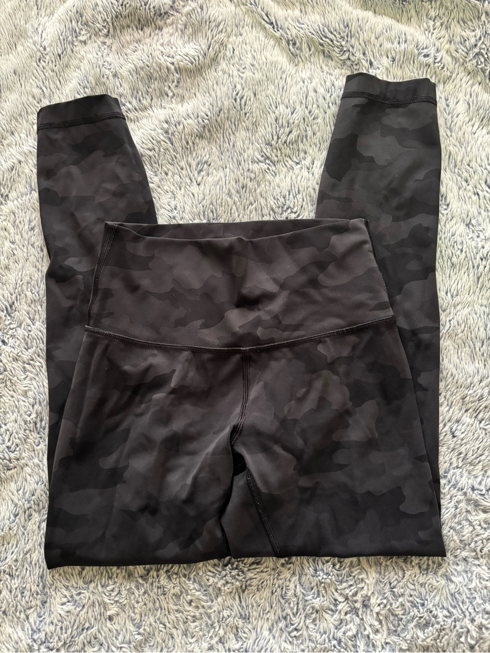 lululemon Black Camo High-Rise Leggings
